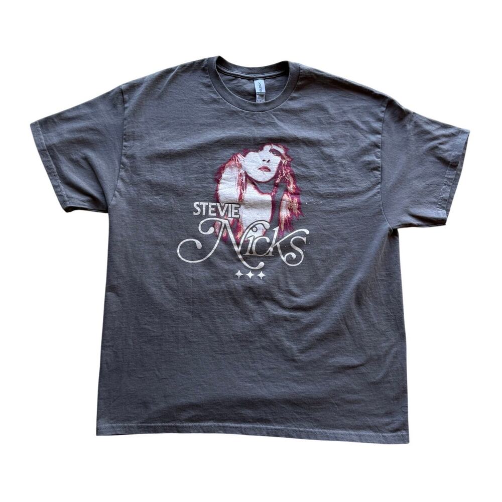 2024 Stevie Nicks Gray Musician Tour Shirt Size XL Fleetwood Mac Unisex